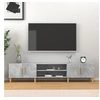 Image de Meuble TV gris béton 180x31,5x40 cm bois d ingénierie