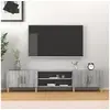 Image de Meuble TV sonoma gris 180x31,5x40 cm bois d ingénierie