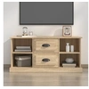 Image de Tv-meubel 99,5x35,5x48 cm bewerkt hout sonoma eikenkleurig816275