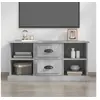 Image de Meuble TV gris béton 99,5x35,5x48 cm bois d ingénierie