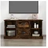 Image de Meuble TV chêne fumé 99,5x35,5x48 cm bois d'ingénierie816277