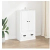 Image de Buffet haut blanc 60x35,5x103,5 cm bois d'ingénierie816296