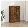 Image de Buffet Haut, Armoire Latérale, Meuble de Rangement, Organisateur de Salon Salle de Séjour Intérieur, Moderne, Chêne Fumé Bois d'Ingénierie