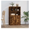 Image de Buffet haut chêne fumé 60x35,5x103,5 cm bois d'ingénierie816317