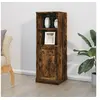 Image de Buffet haut chêne fumé 36x35,5x103,5 cm bois d ingénierie