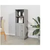 Image de Buffet haut sonoma gris 36x35,5x103,5 cm bois d ingénierie