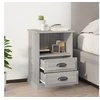 Image de Tables de chevet 2 pcs sonoma gris 43x36x60 cm816341