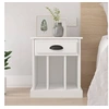 Image de Table de chevet blanc 43x36x50 cm