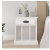 Image de Table de chevet blanc brillant 43x36x50 cm816348