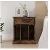 Image de Table de chevet chêne fumé 43x36x50 cm816354