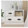 Image de Table de chevet blanc brillant 60x39x45 cm816362