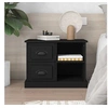 Image de Table de chevet noir 60x35,5x45 cm816369