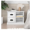 Image de Table de chevet blanc brillant 60x35,5x45 cm816370