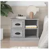 Image de Table de chevet sonoma gris 60x35,5x45 cm816374