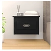 Image de Table de chevet murale noir 41,5x36x28 cm816378