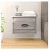 Image de Table de chevet murale sonoma gris 41,5x36x28 cm