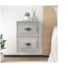 Image de Table de chevet murale sonoma gris 41,5x36x53 cm