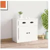 Image de Dressoir 70x35,5x67,5 cm bewerkt hout wit816424