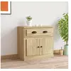 Image de Buffet, Armoire Latérale avec Porte, Meuble de Rangement, Organisateur de Salon Salle de Séjour, Moderne, Chêne Sonoma Bois d'Ingénierie