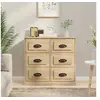 Image de Buffet, Armoire Latérale, Commode avec Rangement, Meuble de Salon Salle de Séjour Intérieur, Moderne, Chêne Sonoma Bois d'Ingénierie