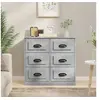 Image de Buffet gris béton 70x35,5x67,5 cm bois d ingénierie