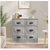 Image de Buffet sonoma gris 70x35,5x67,5 cm bois d ingénierie