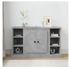 Image de Buffet Gris béton 100x35,5x60 cm Bois d'ingénierie816444
