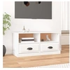 Image de Meuble TV blanc 93x35,5x45 cm bois d'ingénierie816464