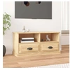 Image de Meuble TV chêne sonoma 93x35,5x45 cm bois d'ingénierie816467
