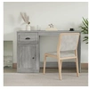 Image de Bureau avec tiroir sonoma gris 115x50x75 cm bois d'ingénierie816478