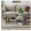 Image de Tables basses 3 pcs sonoma gris bois d'ingénierie816494