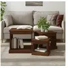 Image de Tables basses 3 pcs chêne marron bois d'ingénierie816495