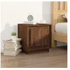 Image de Table de chevet chêne marron 44x35x45 cm bois d'ingénierie819850