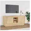 Image de Meuble TV chêne sonoma 102x35x45 cm bois d ingénierie