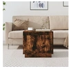 Image de Table basse chêne fumé 51x50x44 cm bois d ingénierie