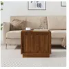 Image de Table basse chêne marron 51x50x44 cm bois d ingénierie