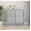 Image de Buffet gris béton 80x34x75 cm bois d'ingénierie819888