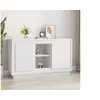 Image de Buffet blanc 102x35x60 cm bois d ingénierie