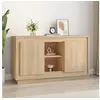 Image de Buffet chêne sonoma 102x35x60 cm bois d ingénierie