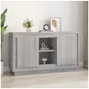 Image de Buffet sonoma gris 102x35x60 cm bois d ingénierie