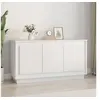 Image de Buffet blanc 102x35x55 cm bois d ingénierie