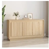 Image de Buffet chêne sonoma 102x35x55 cm bois d ingénierie