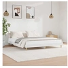 Image de Bedframe LED massief hout wit 120x200 cm832045