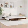 Image de Bedframe zonder matras hout gerookt eikenkleurig 120x200 cm832050