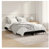 Image de Bedframe bewerkt hout zwart 120x190 cm832086