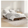Image de Bedframe zonder matras bewerkt hout bruin eikenkleur 120x190 cm832092