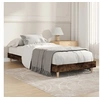 Image de Bedframe zonder matras hout gerookt eikenkleurig 75x190 cm832106