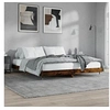 Image de Bedframe zonder matras 200x200 cm spaanplaat gerookt eiken832114