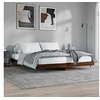 Image de Bedframe zonder matras 200x200 cm spaanplaat bruin eikenkleurig832116