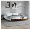 Image de Bedframe zonder matras hout gerookt eikenkleurig 120x200 cm832154